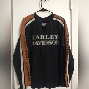 2008 Harley-Davidson Embroidered 105 Years Patch Men's Black Sweatshirt L